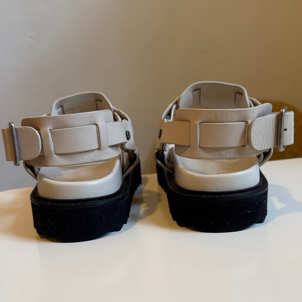 Acne Studios Balius Harness Sandal in Creme in Size 38 * BRAND NEW - Picture 10 of 12